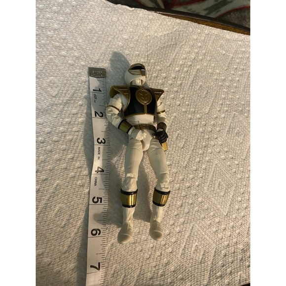 2018 Hasbro Power Rangers Lightning Collection White Ranger Figure - Picture 7 of 7